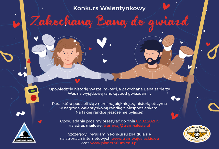 Artwork of the article Konkurs walentynkowy "Zakochaną Baną do gwiazd". Znamy zwycięzców