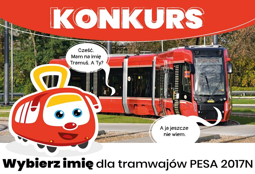 Grafika artykułu: Wybierz imię dla nowych tramwajów