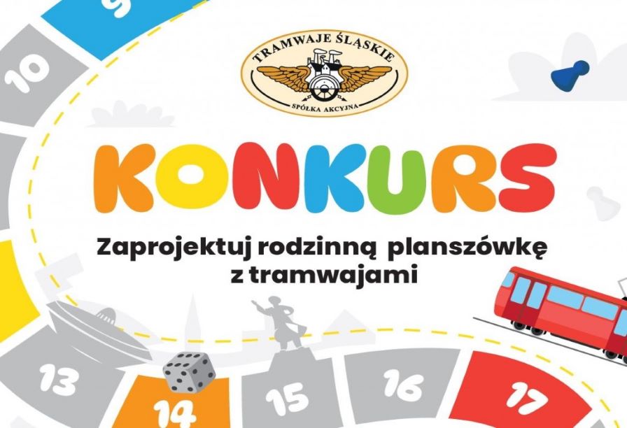 Artwork of the article Tramwaje Śląskie launched a competition for a family board game