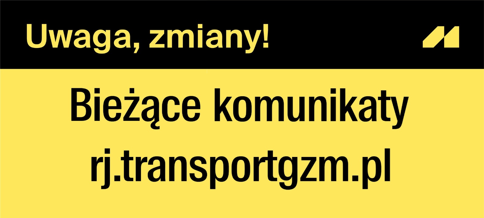 Bieżące zmiany w komunikacji miejskiej - informacje w komunikatach