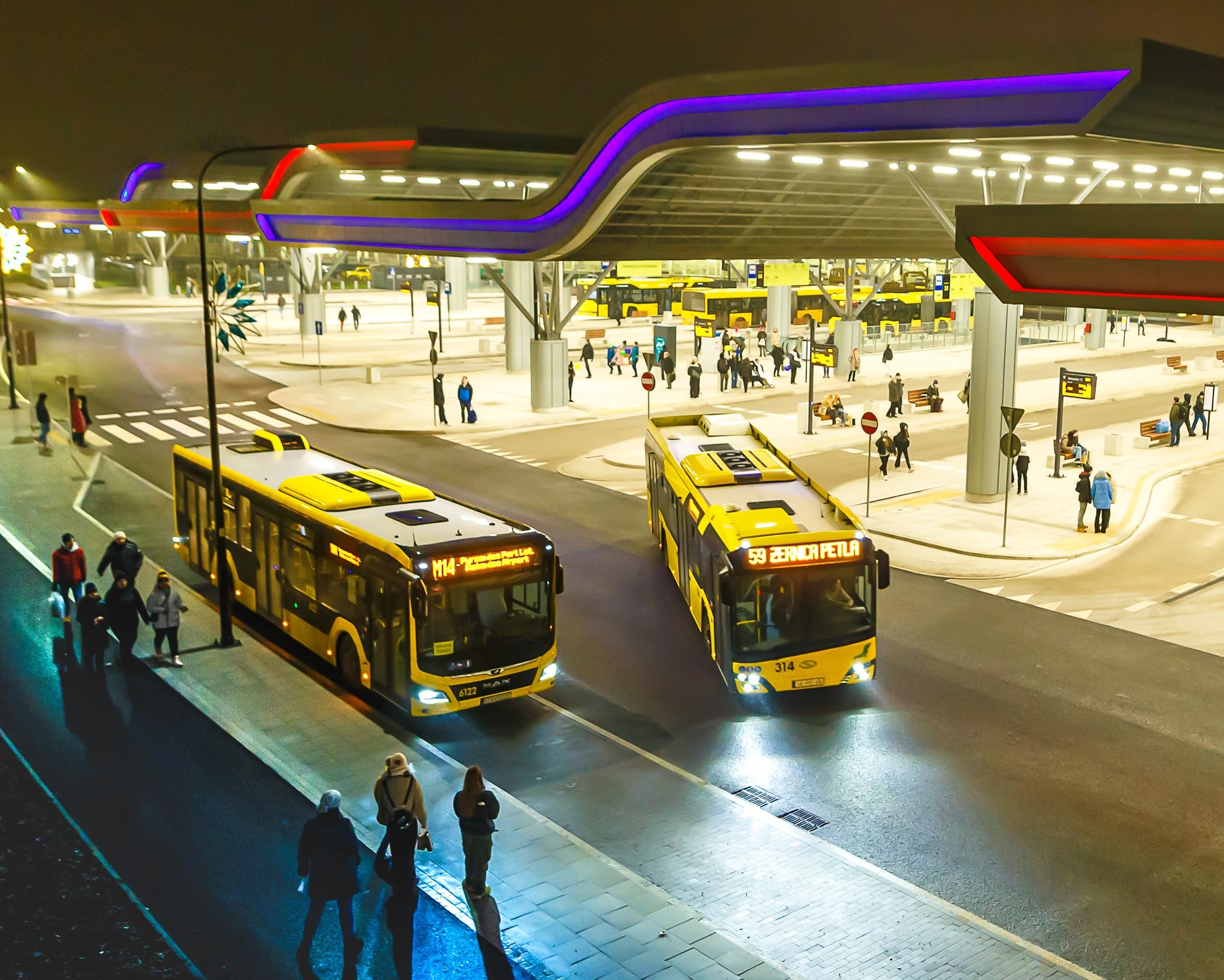 Artwork of the article ‘Procedures Without Barriers’ project with the involvement of the Metropolitan Transport Authority (ZTM)